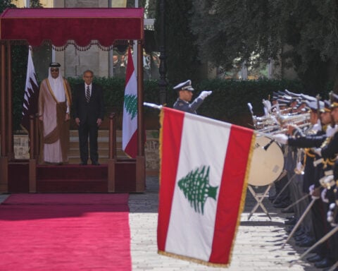 Qatar pledges a lifeline for Lebanon’s economy, power grid and reconstruction in the south