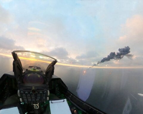 Romanian F-16 fighter jets shoot down two drones over Romanian territorial waters