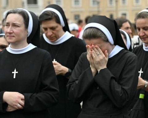Pope Leo leads Sunday prayers in first major public appearance since lung cancer surgery