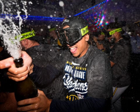 Why baseball teams party so hard and so often in October
