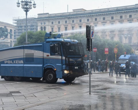 Milan police clash with protesters on second day of unrest