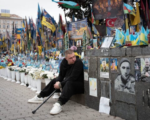 Russian missiles and drones hit Kyiv overnight, killing 1 and injuring 8