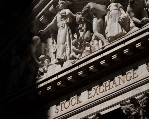 AI stocks lead a rebound on Wall Street as European markets drop following protests