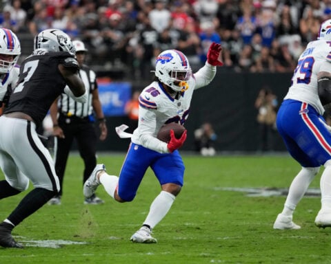 NFL suspends Bills safety Gardner-Johnson for 1 game for spitting at Raiders