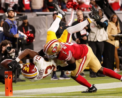 Purdy and the 49ers build a big lead and hold on to beat the Commanders 23-17