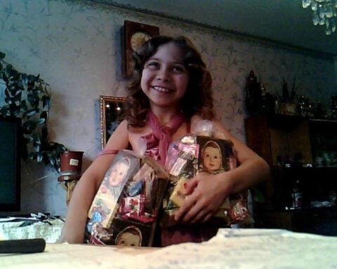 She made an anti-war drawing as a child in Russia. Four years on, she’s still living with the fallout