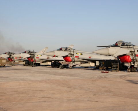 Britain says it will carry out defensive air missions over Saudi Arabia