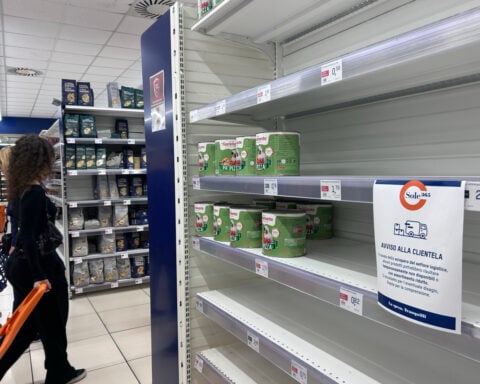 Trucker protest leaves supermarket shelves and gas pumps empty in southern Italy
