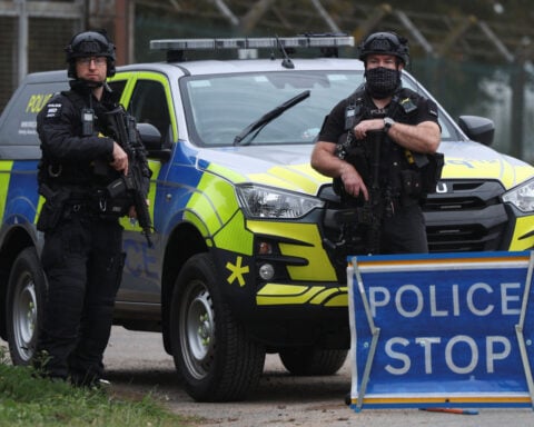 UK police arrest pair on suspicion of helping Iranian intelligence over RAF Fairford incident
