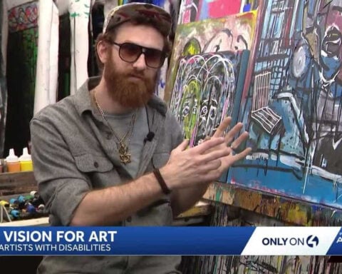 Pittsburgh artist Benny Blindspots turns vision loss into artistic inspiration