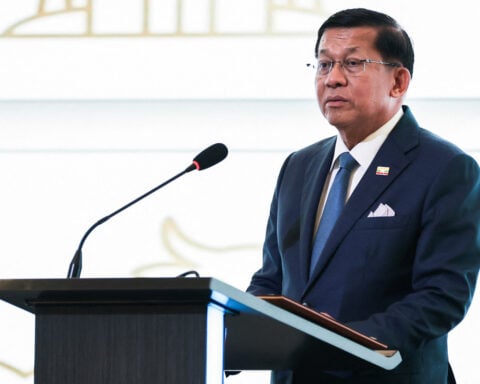 Japan envoy Sasakawa meets Myanmar's Min Aung Hlaing, state media says