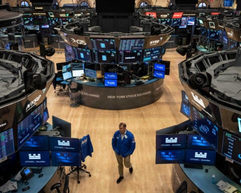 A strong profit report from SpaceX helps lift tech stocks and Wall Street