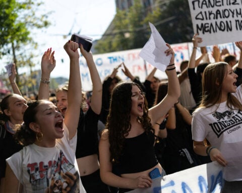 Thousands of Greek students, teachers protest over education, pay
