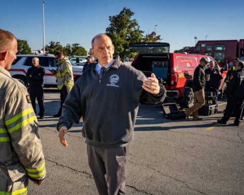 Chemical tank leak in Ohio forces evacuations as city allows plume to vent