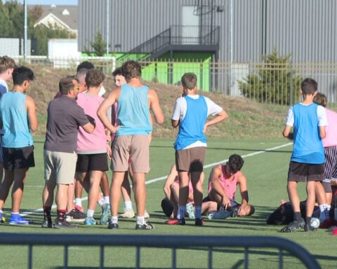 Stryker Sports Complex reopened Monday after installing temporary safety barriers