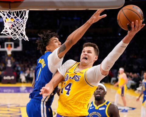 Warriors rookie Yaxel Lendeborg calls out Luka Doncic, both on court and after huge loss to Lakers