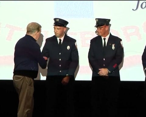 Massachusetts first responders honored, reunited with people they saved