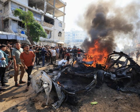 Israeli fire kills four people in Gaza, medics say