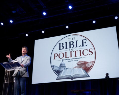 As Trump's support slips, white evangelicals remain his Republican bedrock