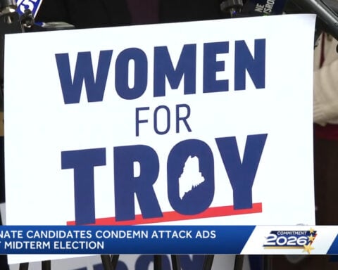 Sen. Susan Collins and Troy Jackson condemn use of attack ads in Maine's Senate race