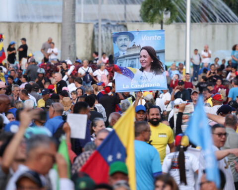 Venezuelans call for elections in first national protest in nearly two years