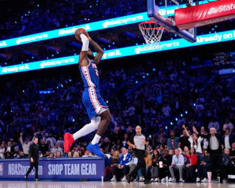 James, Embiid, Maxey spark 76ers' rally from 29 points down in home opener to stun Cavs 114-106