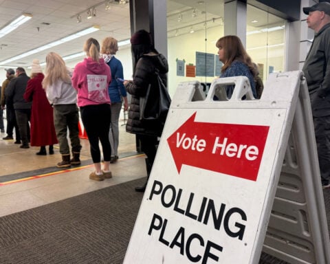 The Latest: Trump administration sues to block possible Democratic win in Alaska Senate race