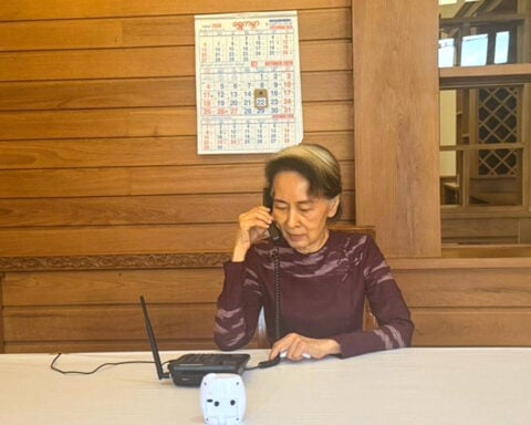 Myanmar's detained leader Suu Kyi traded health concerns with her son in their first call in 5 years