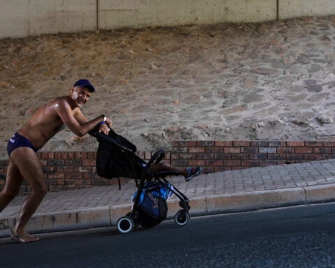 South African runners don cheeky attire for annual race to spotlight prostate cancer