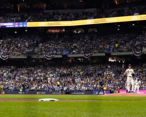Brewers' Jacob Misiorowski sets World Series velocity record on his first pitch