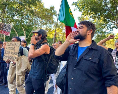 Portuguese police clear Lisbon housing protest camp, make arrests