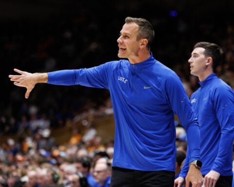 A game that won't count, but could pay off: Duke-Kansas brings high stakes to Allen Fieldhouse