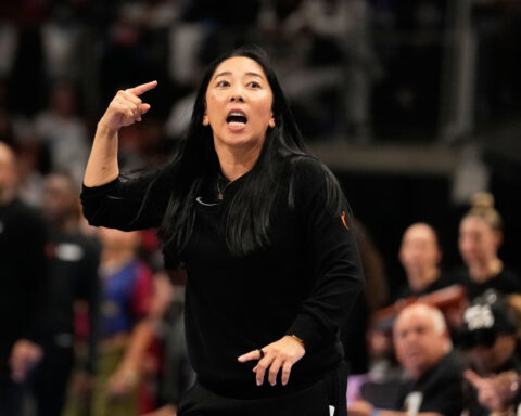 Lineup switch by coach Natalie Nakase works out as Valkyries even WNBA Finals series with Dream at 2