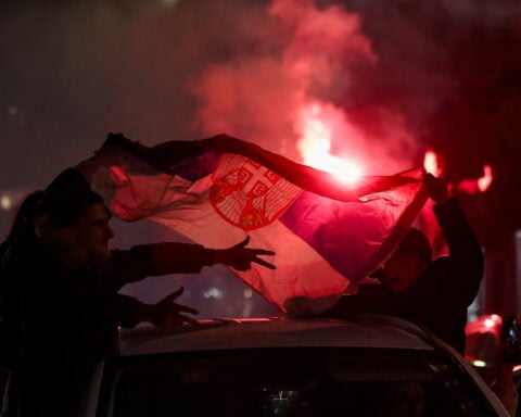 Belgrade in rapture as Serbian students topple Vucic in historic election