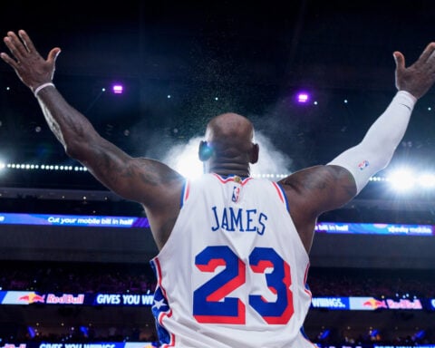 LeBron James is in Philly and that's a good thing. The 76ers title hopes still ride on Joel Embiid