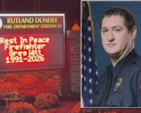 Rutland-Dundee Fire Protection District firefighter dies after suffering medical emergency