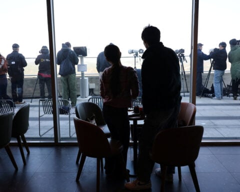 North Korean artillery pointed south stirs concern at border observatory