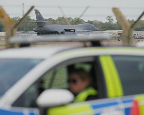 2 men charged with UK national security offenses over incident at US-run military base in England
