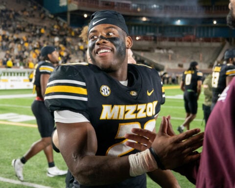 Ahmad Hardy a full participant in Missouri practice, Drinkwitz says, nearly 6 months after shooting