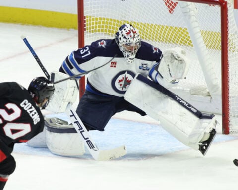 Connor Hellebuyck set for his New Jersey Devils debut as starter in net at Dallas