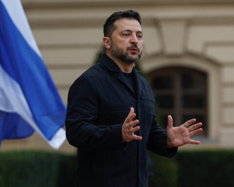 Ukraine's Zelenskiy says territory recaptured, forces on the offensive