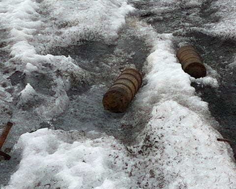 Hundreds of World War I munitions exposed by melting ice removed from Dolomites