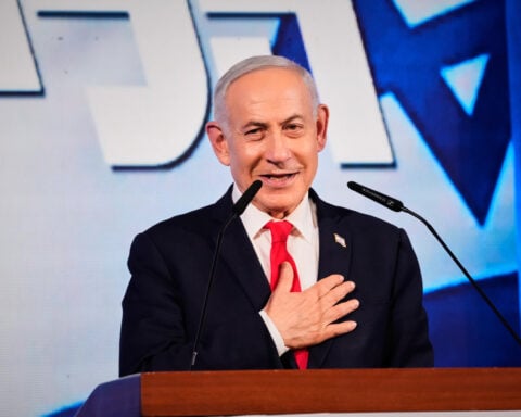 Gaza residents watch Israel election, hoping to unseat Netanyahu as airstrikes continue