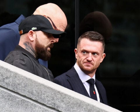 UK anti-Islam activist Robinson convicted of harassing two journalists
