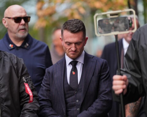 Yaxley-Lennon, better known as Tommy Robinson, found guilty of harassing British journalists