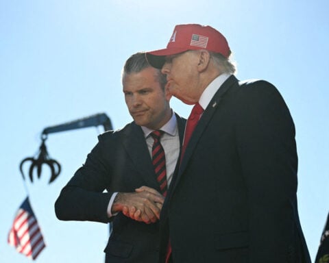 A ‘generational defense opportunity’: Hegseth offers full-throated endorsement of Trump’s arch amid legal battle