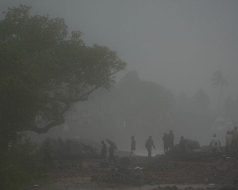 Cyclone damages homes and farmland in eastern India and kills at least 3 people