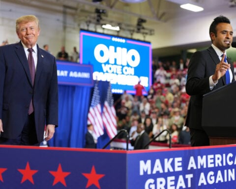 Trump in Ohio and Obama in Georgia make closing stretch appeals to midterm voters in pivotal states