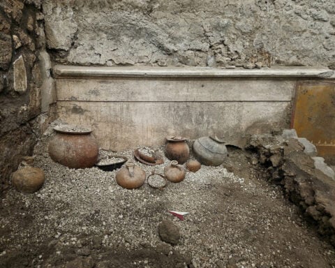 Pompeii cupboard opens window onto life before Vesuvius erupted