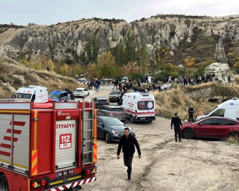 Fairy chimney rockfall kills two at Turkey's Cappadocia tourist attraction after heavy rain